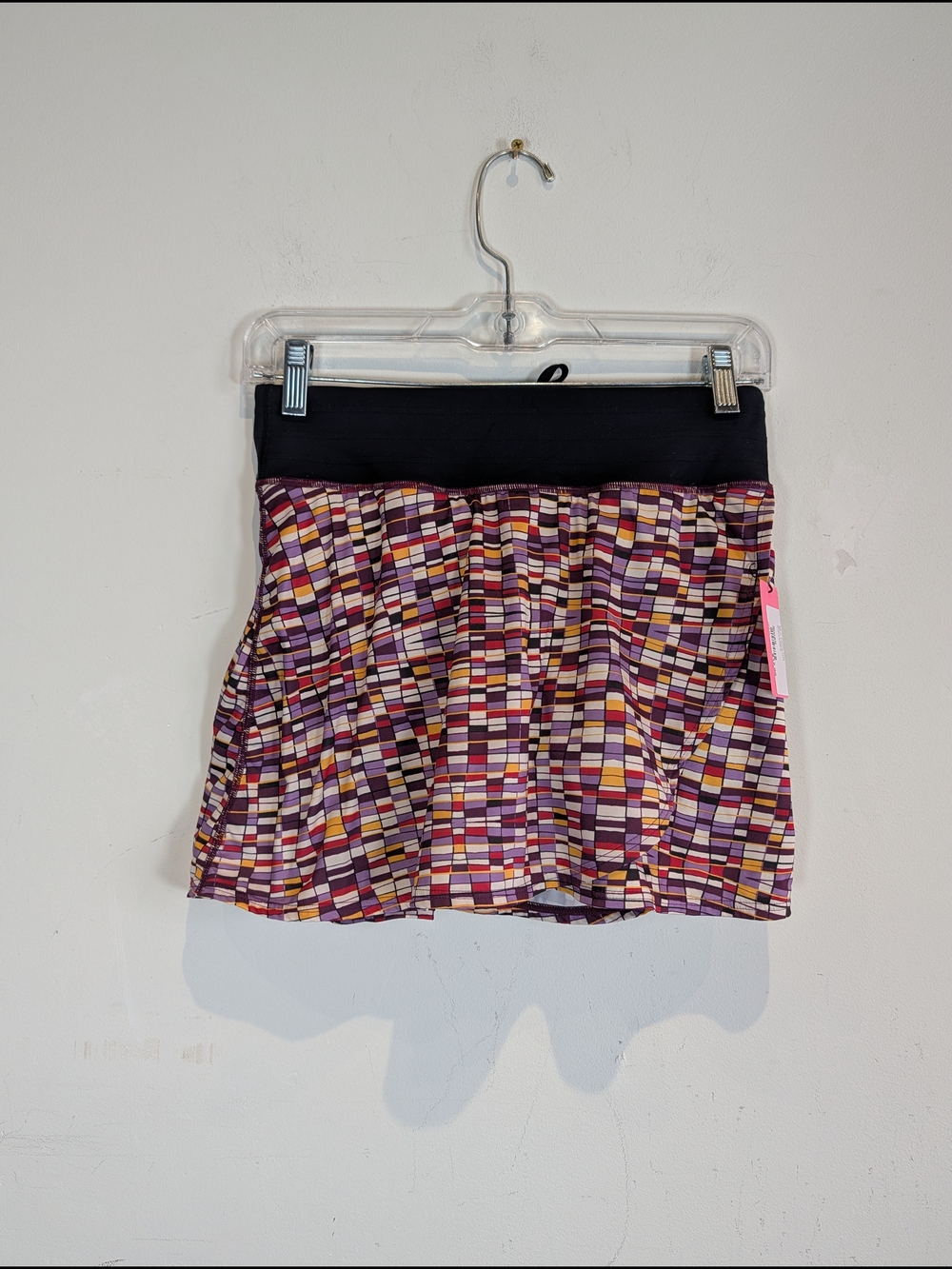 SkirtSports Multicolor Geometric Print Women’s Skort, Size Small